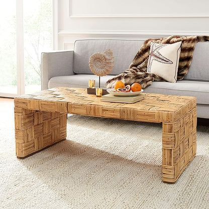 Safavieh Home Collection WIK6503 Table, Honey Natural/Kubu