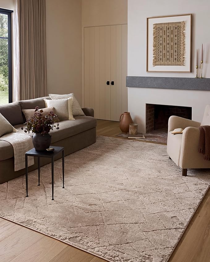 Loloi Amber Lewis Monty Collection MOT-05 Beige/Natural 2'-7" x 10'-0", .50" Pile Height, Runner Rug
