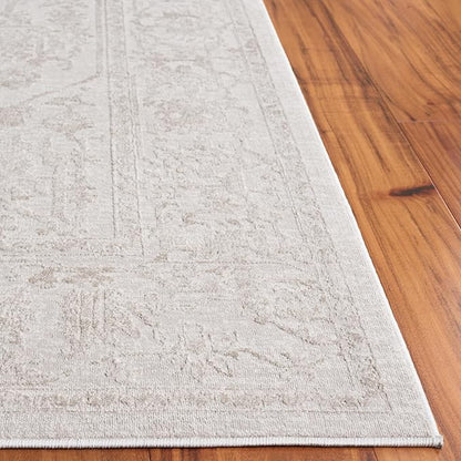 SAFAVIEH Reflection Collection Runner Rug - 2'3" x 10', Cream & Ivory, Non-Shedding & Easy Cleaning, Ideal for Living Room, Bedroom (RFT665D)