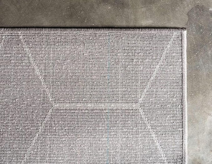 Unique Loom Trellis Frieze Collection Area Rug - Geometric (10' x 14' 1", Light Gray/ Ivory)