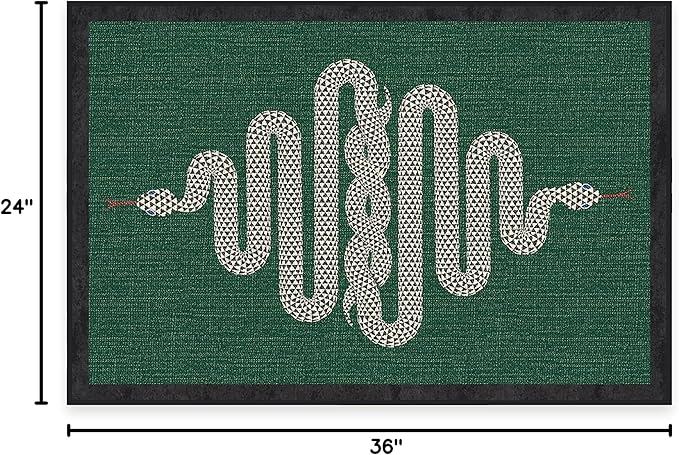 RUGGABLE x Jonathan Adler Machine Washable Modern Area Rug – Venom Emerald 2x3, Stain-Resistant, Non-Slip – Small Rugs for Living Room, Bedroom, Hallway, Entryway & Bathroom–with Cushioned Pad