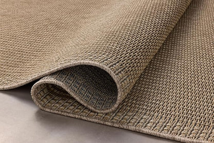 Loloi Chris Loves Julia Providence Collection PRC-02 Natural/Sand 2'-3" x 7'-7", .12" Pile Height, Indoor/Outdoor Runner Rug