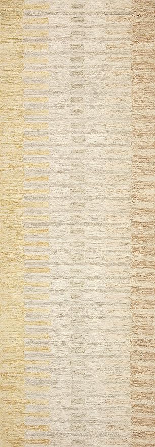 Loloi Chris Loves Julia Chris Collection CHR-01 Dove/Santa Fe 7'-9'' x 7'-9'' Square, .50" Pile Height, Area Rug