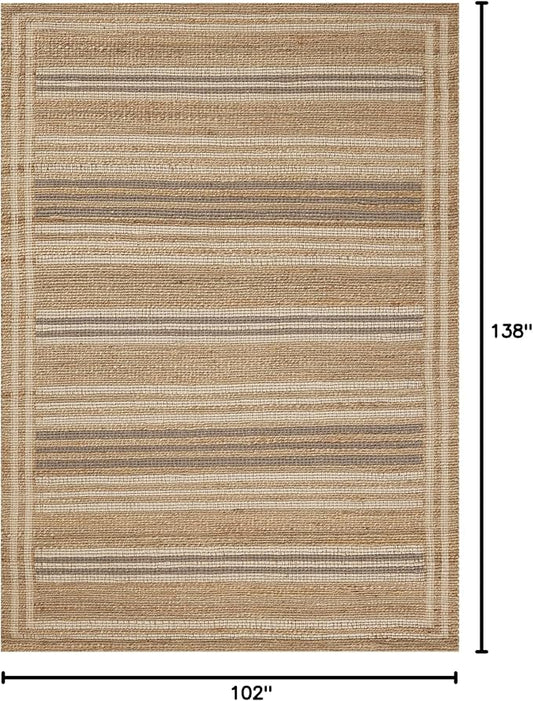 Loloi Chris Loves Julia Judy Collection JUD-03 Natural/Dove 8'-6" x 11'-6" Area Rug