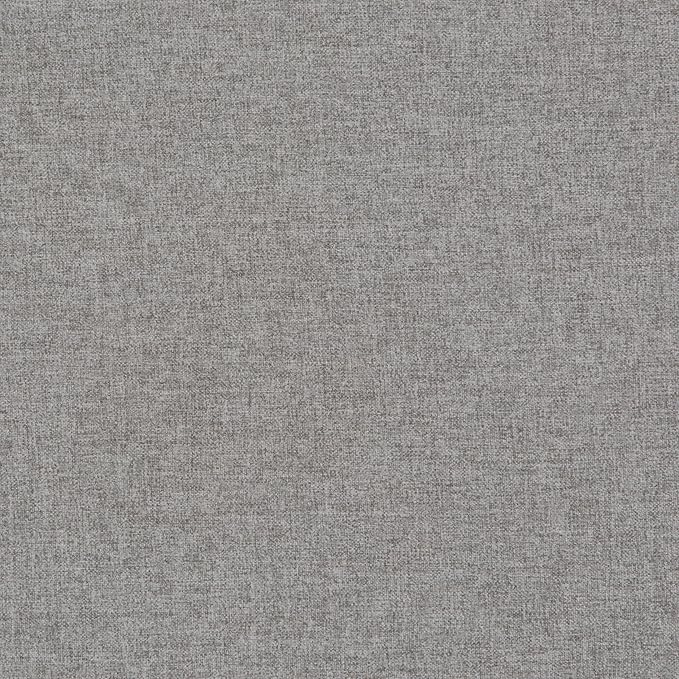 SIMPLIHOME Ellis 36 inch Wide Contemporary Square Coffee Table Storage Ottoman in Dove Grey Linen Look Fabric, Assembled, For the Living Room and Bedroom