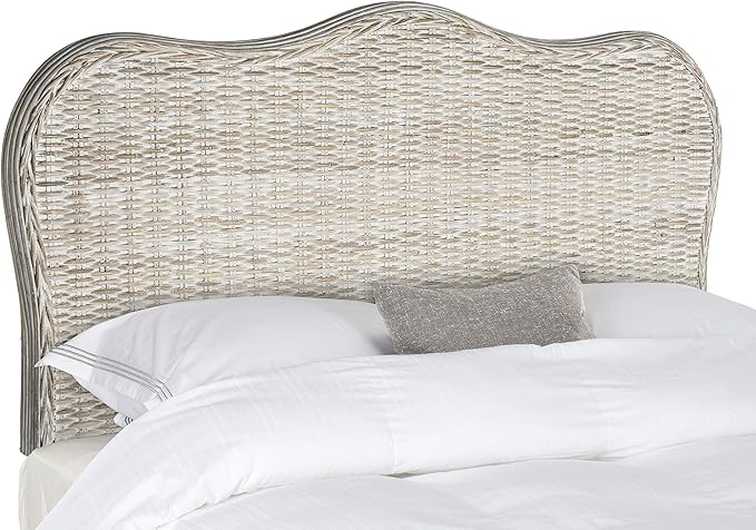 Safavieh Home Collection Imelda White Washed Headboard (Queen)
