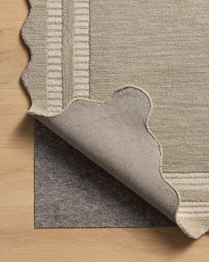 Loloi Chris Loves Julia Scottie Collection SCO-01 Fog/Ivory 5'-0" x 7'-6", .87" Pile Height, Area Rug