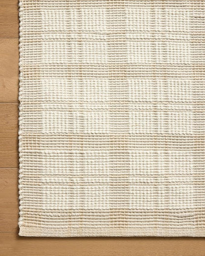 Loloi Magnolia Home by Joanna Gaines Ryder Collection RYD-01 Beige/Ivory 2'-6" x 7'-6" Runner Rug