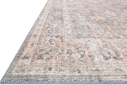 Loloi II Skye Collection SKY-01 Grey/Apricot 3'-6" x 5'-6" Accent Rug