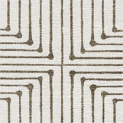 RUGGABLE x Jonathan Adler Machine Washable Modern Area Rug– Inkdrop Camel & Ivory 2x3, Stain-Resistant, Non-Slip – Small Rugs for Living Room, Bedroom, Hallway, Entryway & Bathroom–with Cushioned Pad