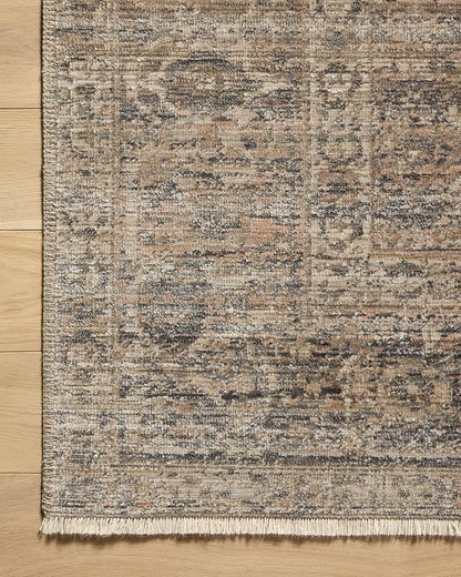 Loloi Amber Lewis Molly Collection MOL-04 Navy/Blush 7'-10" x 10' Low Pile Area Rug
