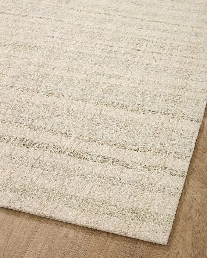 Loloi Chris Loves Julia Chris Collection CHR-02 Natural/Sage 7'-9'' x 9'-9'', .50" Pile Height, Area Rug