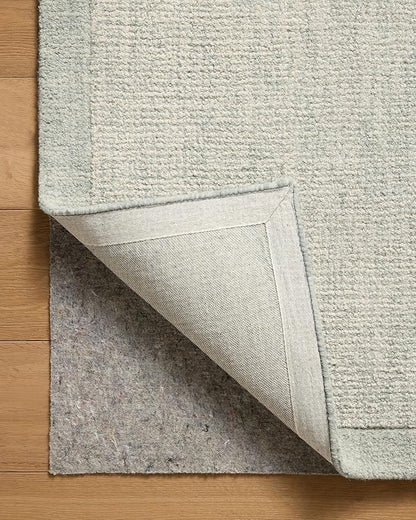 Loloi Magnolia Home by Joanna Gaines Henley Collection HNY-01 Ivory/Spa 7'-9" x 9'-9" Area Rug