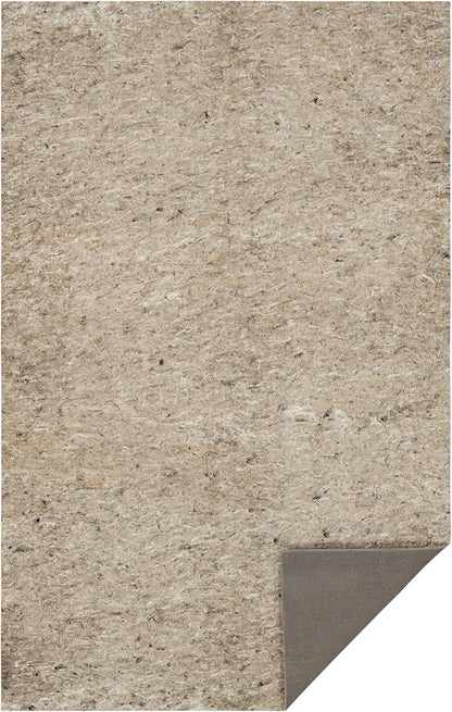 Mohawk Home 7' x 9' Non Slip Rug Pad Gripper 1/2 Thick Dual Surface Felt + Rubber Gripper - Safe for All Floors