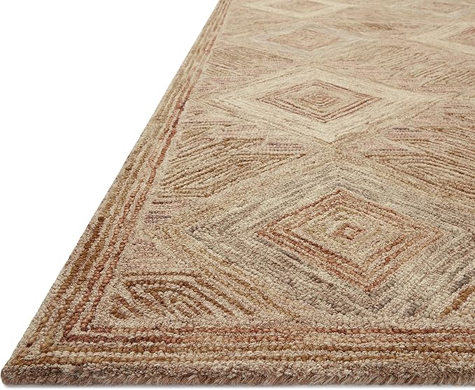 Loloi Varena Collection VAR-02 Berry/Multi 7'-9" x 9'-9" Area Rug
