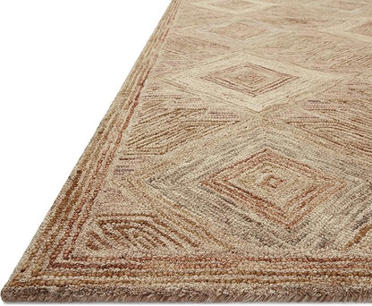 Loloi Varena Collection VAR-02 Berry/Multi 5'-0" x 7'-6" Area Rug