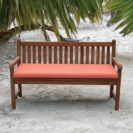 Tommy Bahama Bench Cushion, 48" X 16" X 2.5", Bamboo Bay Mango