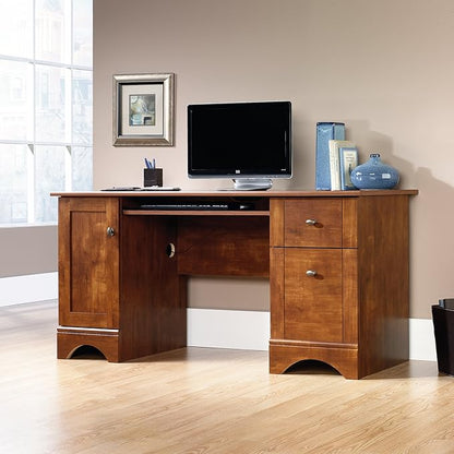 Sauder Miscellaneous Office Computer Desk, Brushed Maple finish