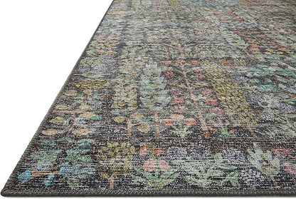 Loloi Rifle Paper Co. Maison Collection MAO-07 Charcoal 2'-3" x 3'-9", .19" Pile Height, Accent Rug