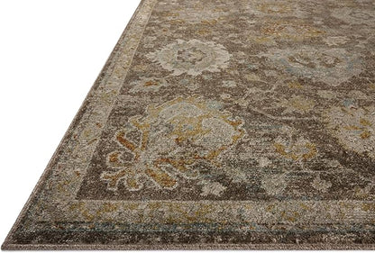 Loloi Magnolia Home by Joanna Gaines Mona Collection MOA-02 BARK/Multi 2'-6" x 10'-0" Runner Rug