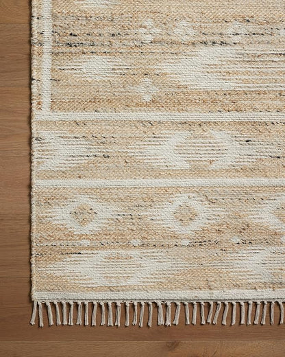 Loloi Angela Rose Rivers Collection RIV-04 Natural/Ivory 9'-3" x 13' Reversible Area Rug