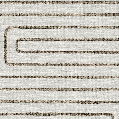 RUGGABLE x Jonathan Adler Machine Washable Modern Area Rug – Labyrinth Camel/Ivory 4x6, Stain-Resistant, Non-Slip – Medium Rugs for Living Room, Bedroom, Hallway, Entryway & Office–with Standard Pad