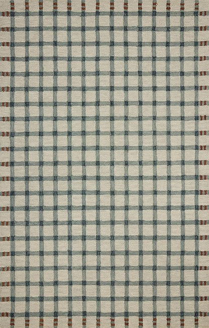 Loloi Magnolia Home by Joanna Gaines Waylon Collection WAY-02 Spa/Brick 2'-3" x 3'-9" Accent Rug