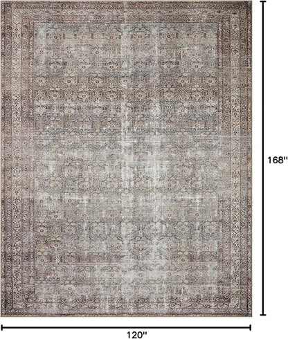 Loloi Amber Lewis Georgie Collection GER-10 Moss/Bark 10'-0" x 14'-0", .19" Pile Height, Area Rug