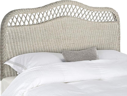 Safavieh Home Collection Sephina Antique Grey Rattan Headboard (Full)
