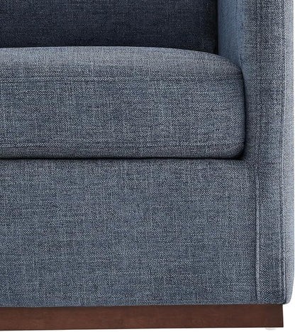 CHITA Swivel Accent Chair, FSC Certified Mid Century Modern Arm Chair for Living Room and Bedroom, Fully Assembled, Blue