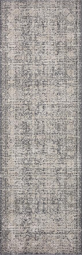 Loloi Amber Lewis Alie Collection ALE-03 Charcoal/Dove 7'-10'' x 10', .13'' Pile Height, Area Rug