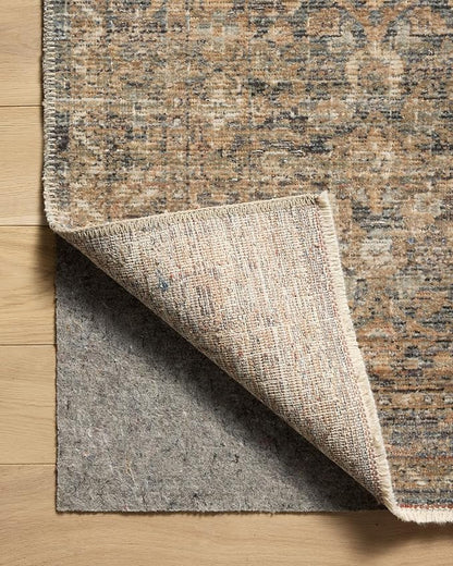 Loloi Amber Lewis Molly Collection MOL-02 Denim/Gold 2'-3" x 3'-10" Low Pile Accent Rug