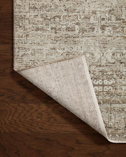 Loloi Amber Lewis Honora Collection HON-04 Bark/Dove 2'-0" x 3'-4" Accent Rug