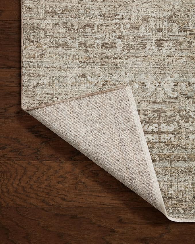 Loloi Amber Lewis Honora Collection HON-04 Bark/Dove 6'-7" x 9'-2" Area Rug