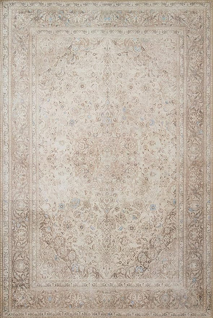 Loloi Loren Collection LQ-03 Sand/Taupe 2'-6" x 7'-6" Runner Rug