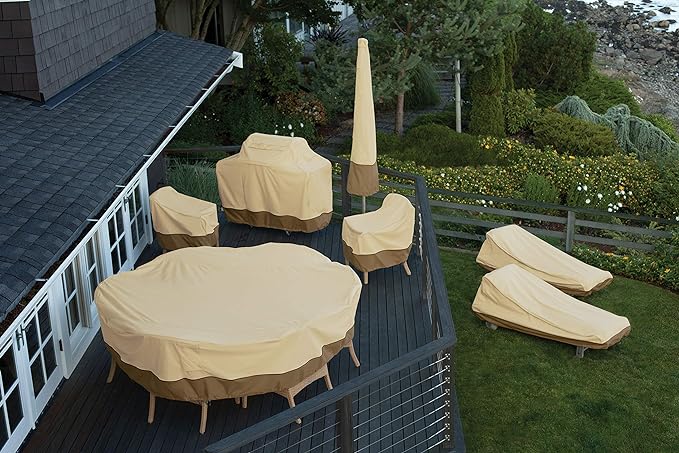 Classic Accessories Veranda Water-Resistant 50 Inch Patio Bench Cover, Patio Furniture Covers