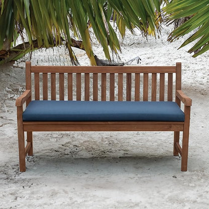Tommy Bahama Bench Cushion, 44" X 19" X 2.5", Bamboo Bay Cobalt