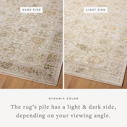 Loloi Magnolia Home by Joanna Gaines Pace Collection PAC-04 Natural/Multi 9'-6" x 12'-3" Area Rug
