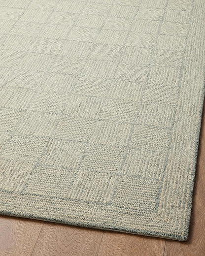 Loloi Chris Loves Julia Francis Collection FRA-03 Silver/Sky 8'-6" x 12' Area Rug