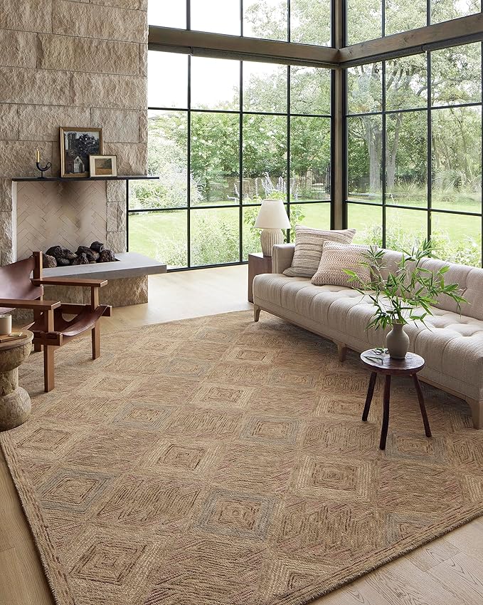 Loloi Varena Collection VAR-02 Berry/Multi 8'-6" x 11'-6" Area Rug