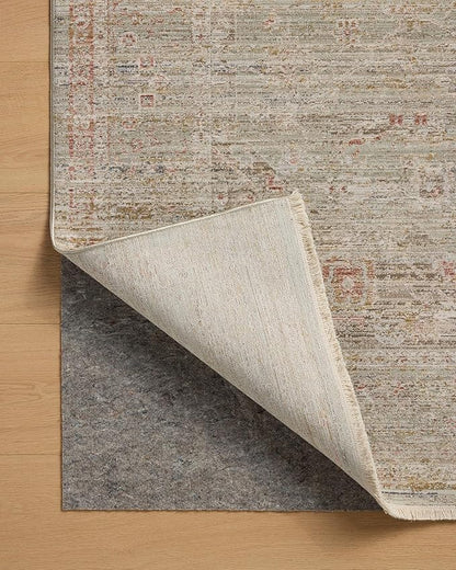 Loloi Chris Loves Julia Ida Collection IDA-05 Spa/Sunrise 7'-10" x 10', .19" Pile Height, Area Rug