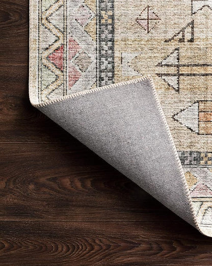 Loloi Skye Collection SKY-04 Gold/Blush 2'-6" x 10'-0" Runner Rug