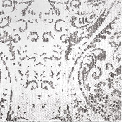 Home Dynamix Nicole Miller Patio Sofia Juniper Indoor/Outdoor Area Rug 7'9"x10'2", 4151-123, Distressed Damask Ivory/Gray Juniper