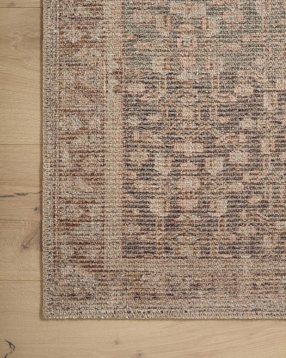 Loloi Angela Rose Aubrey Collection AUB-04 Sage/Bark 2'-6" x 12'-0", .19" Pile Height, Runner Rug
