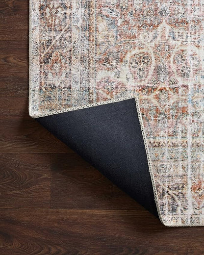 Loloi Adrian Collection ADR-05 Sunset/Charcoal 7'-6" x 9'-6", .19" Thick Area Rug