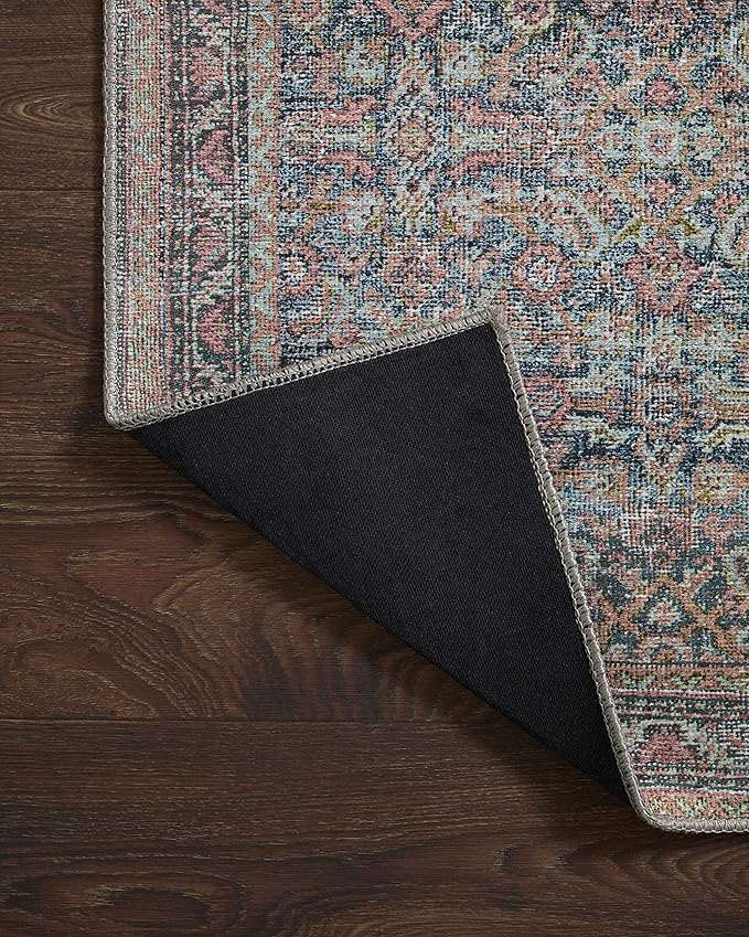 Loloi Adrian Collection ADR-04 Denim/Multi 2'-0" x 5'-0", .19" Thick Accent Rug