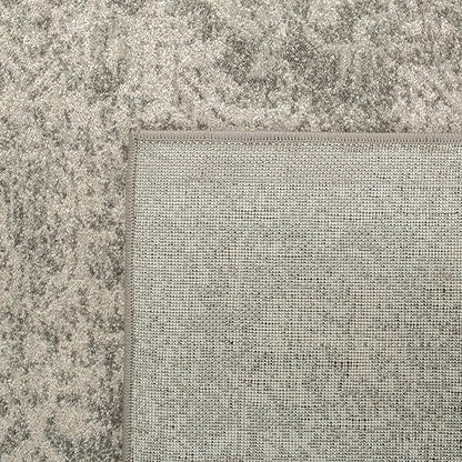 SAFAVIEH Area Rug 12x18 - Evoke Collection - Large - Silver & Ivory, Distressed Design, Non-Shedding & Easy to Clean, Ideal for Living Room, Bedroom, Dining Space (EVK256S)