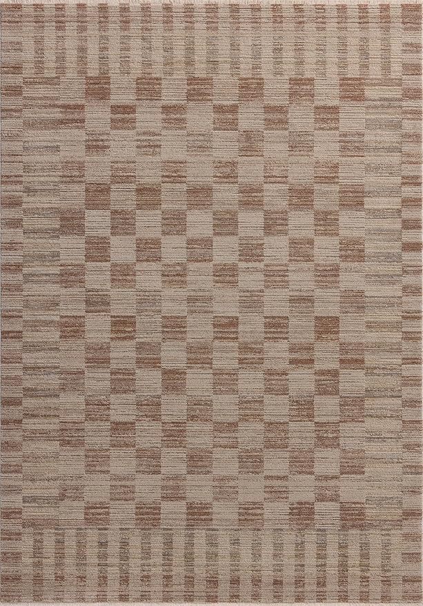Loloi Amber Lewis Cali Collection CIL-06 Brick/Natural 2'-7" x 8'-0" Runner Rug