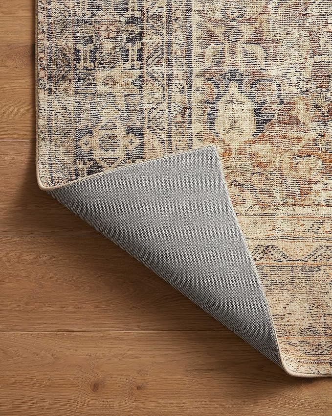 Loloi Amber Lewis Morgan Collection MOG-01 Sunset/Ink 2'-3" x 7'-6" 38" Thick Runner Rug feat. CloudPile, Neutral, Room Décor, Vintage Inspired, Livingroom, Bedroom, Dining Area