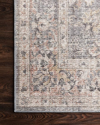 Loloi Skye Collection SKY-01 Grey/Apricot 2'-0" x 5'-0" Accent Rug